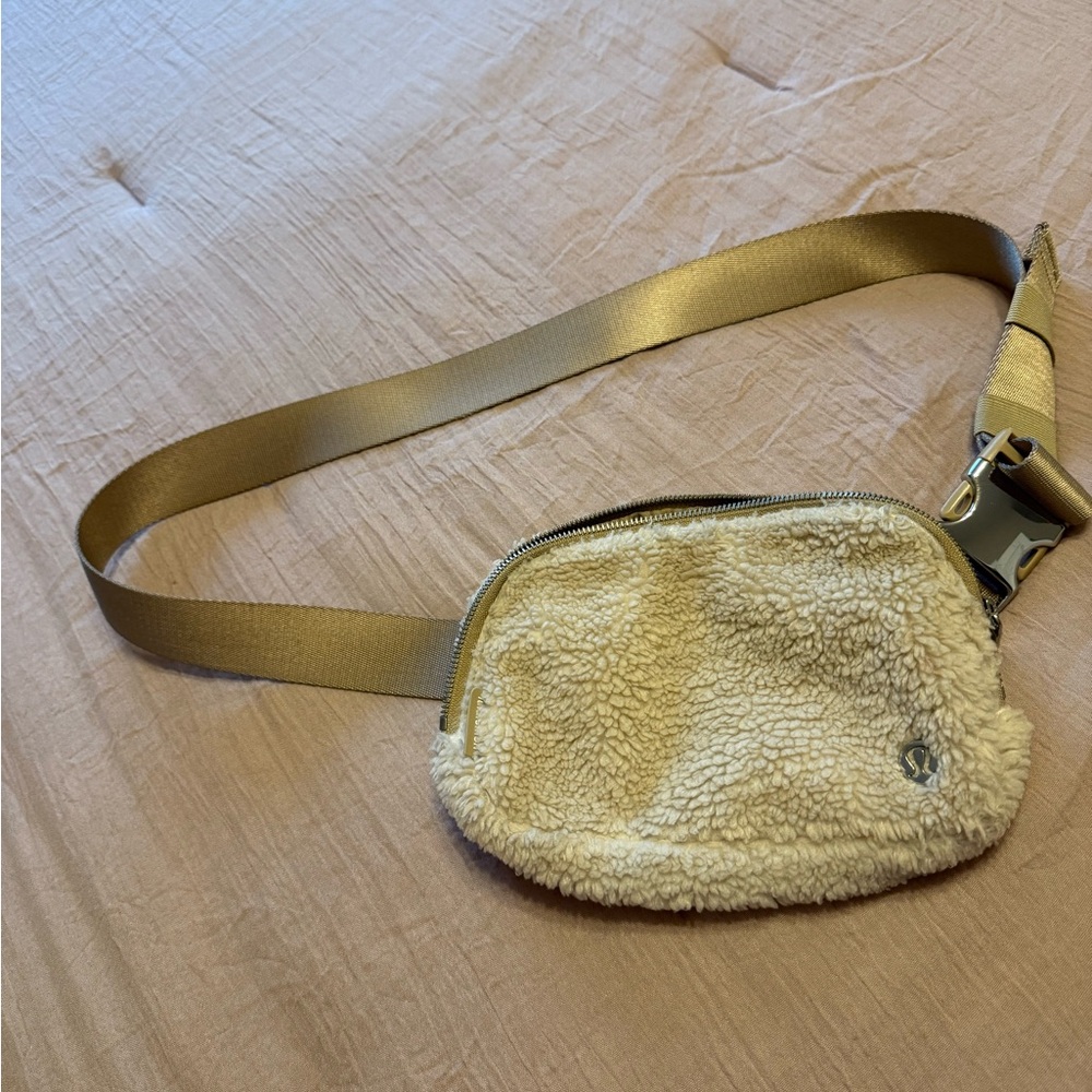 Lululemon Athletica Cream Crossbody Bag